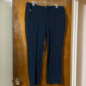 Quacker Factory / stretch jean black / Size 18W